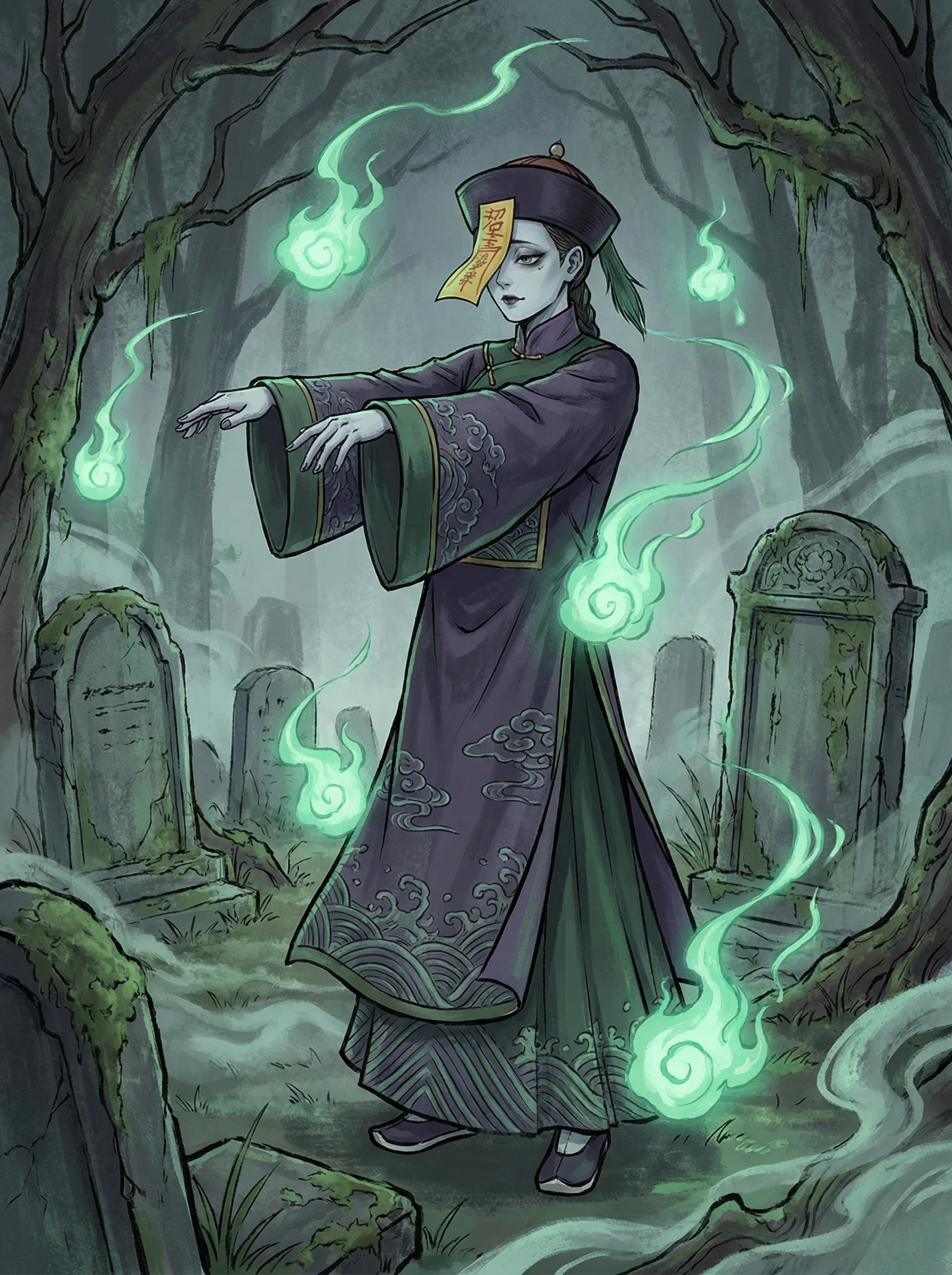 僵尸 - 九色视频 百鬼夜行动漫角色