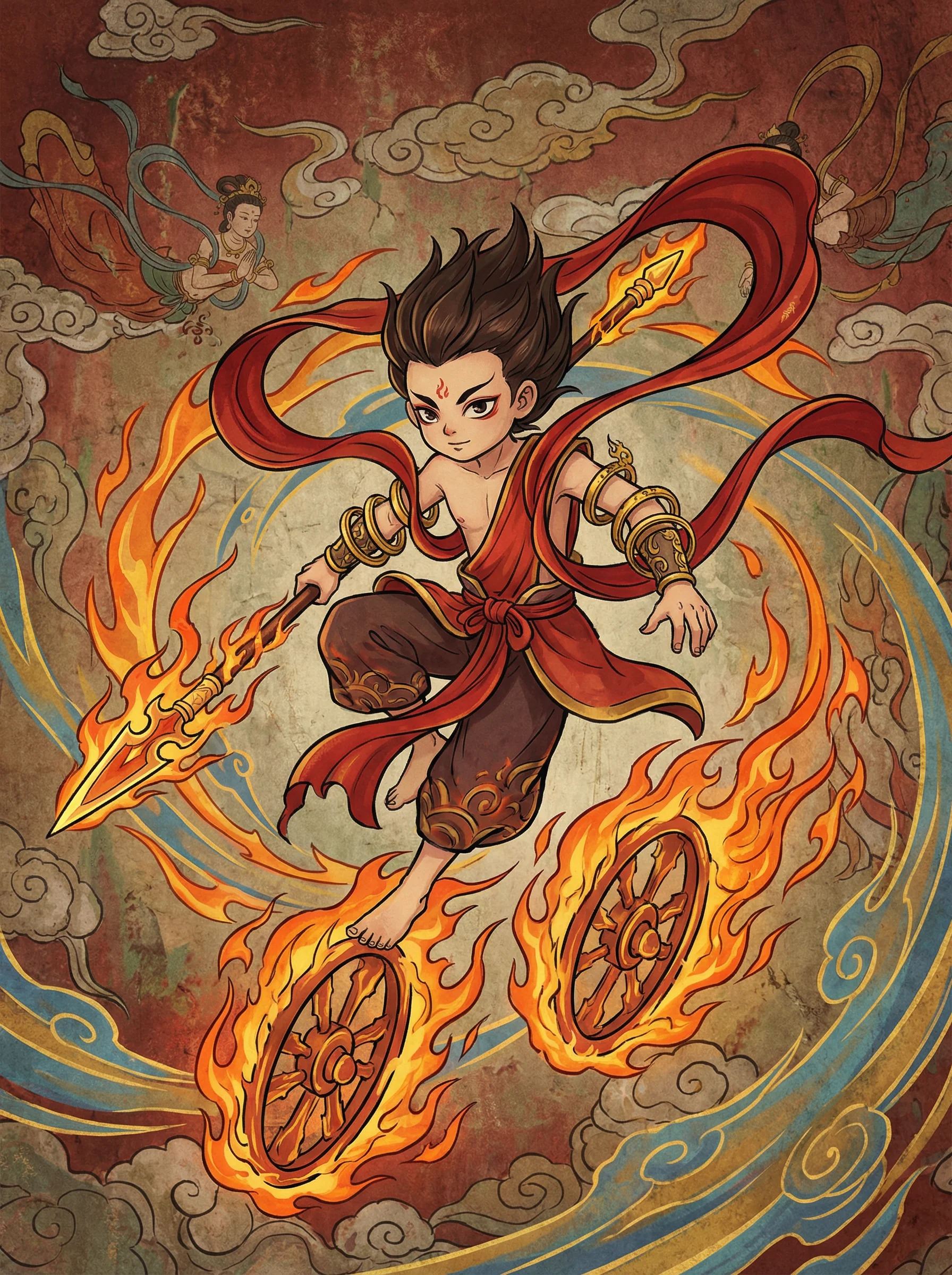 哪吒 - 九色视频 封神榜阐教动漫角色